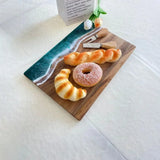 Qfdian  Wood Chopping Board Home Cutting Board High Quality Beach Cheese Board Cutter Charcuterie Kitchen Table Things Christmas Gift