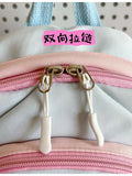 Qfdian Japanese Ins Transparent Ita Bags Kawaii Women Y2k Aesthetic Sweet Mini Backpacks Fashion All Match Cute Girls Schoolbags Trendy