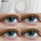 Qfdian  Beauty Color Contact Lenses Makeup Blue Lens Black Big Eye Lenses Color Contact Lenses Brown Natural Contact Lenses