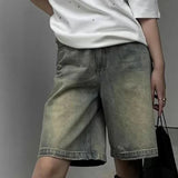 Qfdian  Summer New Fashion Loose Women's Slim Straight Leg Wide Leg Shorts American Retro Oversized Women Versatile Denim Shorts