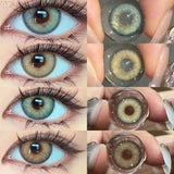 Qfdian 1 Pair Colored Contact Lenses for Eyes Green Beauty Lenses Brown Fashion Lenses High Quality Blue Eye Lenses Colored Pupil