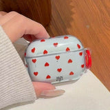 Qfdian  Small heart belt pendant is suitable for airpods4 protective case, new airpodspro2 Apple second generation protective