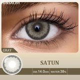 Qfdian  2pcs Colored Contact Lenses for Eyes Natural Brown Lens Gray Lens Eye Contacts Cosmetic Beauty Pupil High Quality Lens