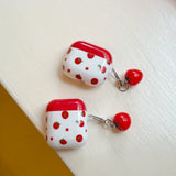 Qfdian  Summer red tomatoes are suitable for AirPods1/2 protective case AirPods4 generation Apple earphone case
