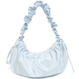 Qfdian Fashion Simple Pleated Women Cloud Bags Vintage Y2k Aesthetic Casual Handbags 2025 All Match Streetwear Trendy Shoulder Handbags