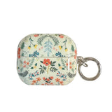 Qfdian  Lovely Floral Pattern Earphone Case For Samsung Galaxy Buds 3 Pro Cases Cute Soft Headphone Cover For Samsung Galaxy Buds 3Pro