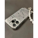 Qfdian  Korean Full Screen Stars Phone Case For iPhone 17Air 16 15 14 13 12 11 Pro ProMax Plus Mini XXS XR XSMAX Anti-drop Glitter Cover