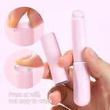 Qfdian Nail Art Silicone Applicator Sticks Chrome Pigment Dust Applying Manicure Tool Easy-Daub Pigment Silicone Nail Brushes