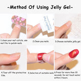 Qfdian 10Pcs Handmade Yellow Press On Nails Short Reusable Coffin Fake Nails Adhesive Full Cover False Wear Nail Cute Artificial Tips