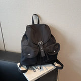 Qfdian  Japanese Women College Students Backpack Fashion Trendy All Match Schoolbags Vintage Y2k Aesthetic Casual Backpacks Streetwear