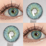 Qfdian  1pair New ARTHUR Color Contact Lenses for Eyes Green Eye Lenses Gray Contacts Fashion Cosmetic Pupils Yearly Color Eyes