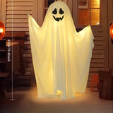 Qfdian  Halloween Hanging Ghost Decor Standing Ghost Glow-in-the-Dark for Indoor Outdoor Garden Party, Scary Spooky Ornament