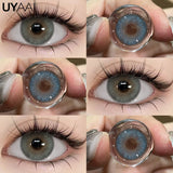 Qfdian  NEW Color Contact Beauty Blue Colorcon Natual Black Lens Big Eyes Cosmetic Red Lenses Colorcon Beauty Brown Soft Pupils