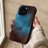 Qfdian Korea Advanced Feeling IMD Mobile Phone Back Cover Fall Protection Case for iPhone 16 15 14 13 12 Pro Max Soft Silicone Bumper