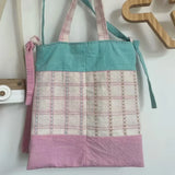 Qfdian  Patchwork Contrast Color Plaid Underarm Bag Casual All Match Canvas Bags Harajuku Grunge Shoulder Handbags Y2k Aesthetic Women