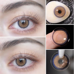 UYAAI 2Pcs/Pair Color Contact Lenses For Eyes Beauty Healthy Colorcon Lenses Pupils Eyes Contact Lens With Free Shipping Offers