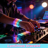 Qfdian  A Gift for Her/him 10 Colorful LED String Lights Suitable for Giving As A Party Bracelet