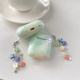 Qfdian  Rainbow green yellow suitable for airpods4 earphone cover pro second generation airpodspro2 protective cover