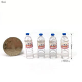 Qfdian  Hot Sale 1:12 Mini Simulation Mineral Water Bottle Resin Model Doll House Miniature Kids Gift Toys Home Decoration Accessories