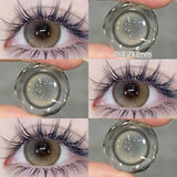 Qfdian  New Green Contact Lenses Beauty Eye lenses Myopia Color Contact Lenses for Eyes Natural Color Pupils Blue Lens 2pcs/pair