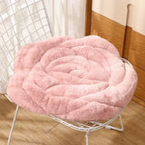 Qfdian  Office Sedentary Artifact Chair Cushion Petals and Flower Are Soft and Cushioned Romantic Rose Shaped Plush Seat Cushion Mat