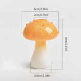 Qfdian  Mushroom Home Glass Vases Interior Decor Mini Desktop Flower Vases for Small Bouquets Room Decorations Home Tabletop Decor Gifts