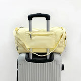 Qfdian Travel bag, women's large capacity training and fitness bag, storage crossbody backpack, adjustable shoulder strap