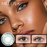 Qfdian Contact Lenses Color Cosmetic Myopia Degree Contact Lenses Prescription Fashion Natural Cosmetic Lenses High Quality