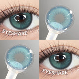 Qfdian 1 Pair Brown color Contact Lenses for Eyes Blue Lenses Gray contact Lenses eye makeup Eye Cosmetics