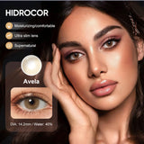 Qfdian Colored Contact Lenses for Eyes Natural Eye Lenses Gray Contact Green Lenses Blue Lenses Fashion Lenses 1 Pair
