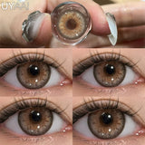 Qfdian 1 Pair Colored Contact Lenses for Eyes Green Beauty Lenses Brown Fashion Lenses High Quality Blue Eye Lenses Colored Pupil