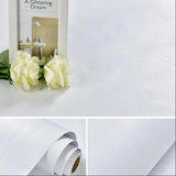 Qfdian 40cm x3m Wood Grain DIY Home Decor Waterproof Wall Stickers Self Adhesive PVC Wallpaper Bedroom Wardrobes Cabinets Sticker