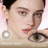 Qfdian  NEW Color Contact Beauty Blue Colorcon Natual Black Lens Big Eyes Cosmetic Red Lenses Colorcon Beauty Brown Soft Pupils