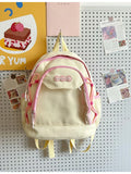 Qfdian Japanese Ins Transparent Ita Bags Kawaii Women Y2k Aesthetic Sweet Mini Backpacks Fashion All Match Cute Girls Schoolbags Trendy