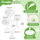 Qfdian  Wedding Decorations for Reception,5.58 Ft Giant Flowers for Decoration,Big Artificial Silk Flowers for Party Banquet Background,