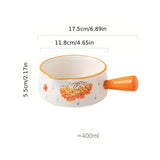 Qfdian  Ceramic sauce boat, finger bowl, milk pouring pot and guiding bowl, can enter the oven