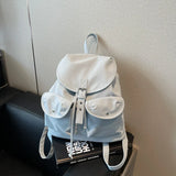 Qfdian  Japanese Women College Students Backpack Fashion Trendy All Match Schoolbags Vintage Y2k Aesthetic Casual Backpacks Streetwear