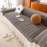 Qfdian  Sofa Towel Cover Cloth Anti Slip French Cream Style Full Package Universal  Cloth Blanket Skin Friendly Delicate Decorative Pad