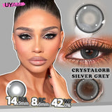 Qfdian Cosmetic Beauty Lenses Green Colored Contact Lenses for Eyes High Quality Blue Eye Lens Natural Gray Lenses Purple Lenses