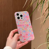 Qfdian 2025 Spring Flower Phone Case For Iphone 16Pro 14 13 15 16 Pro Max 15ProMax 16ProMax Cover Soft Fundas