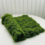 Qfdian  1*1m Fake Moss DIY Crafts Grass Artificial Moss Faux Preserved Moss Green Plants Home Room Garden Decor Landscape Fake Grass