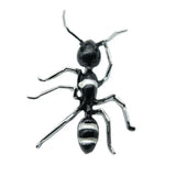 Qfdian  Fashionable and minimalist black and yellow ant brooch, versatile daily couple charm jewelry accessories, gifts