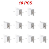 Qfdian 1-100pcs Punch-free Toothbrush Holder Wall-mounted Toothpaste Holder Storage Rack Holders Organizer Bathroom Accessories