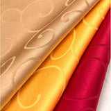 Qfdian  Thickened Circular Tablecloth for Hotel Restaurants Suitable for Parties European Jacquard Solid Color Durable Tablecloth Pad