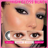 Qfdian  NEW Colored Contact Lenses Natual Pupils Gray Contacts Lenses Green Pupils Women Makeup Blue Pupils Cosmetic Black Lenses