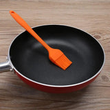 Qfdian Silicone BBQ Oil Brush Basting Brush DIY Cake Bread Butter Baking Brushes Kitchen Cooking Barbecue Accessories BBQ Tools