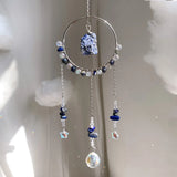 Qfdian  Dreamy Crystal Sun Catcher Pendant Rainbow Maker Crystal Room Pendant Garden Accessories Catchsun Outdoor Garden Decoration Gift