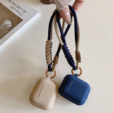 Qfdian Cute Soft Headset Case For AirPods 2 3nd Generation Earphone Accessories For AirPods Pro 2 With Anti-lost Lanyard Silicone Funda