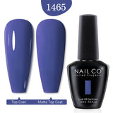 Qfdian  15ml UV Gel Nail Polish Semi Permanent Gel Varnish Enamel Brown Nail Gel Design Red Nails Art Nude Color Glitter Manicure