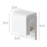 Qfdian 1-100pcs Punch-free Toothbrush Holder Wall-mounted Toothpaste Holder Storage Rack Holders Organizer Bathroom Accessories